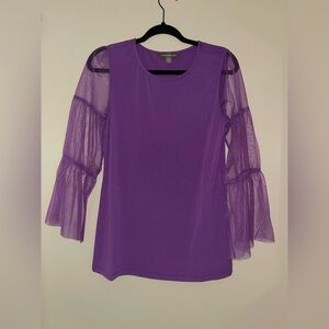 Kate & Mallory Sheer Long Sleeve